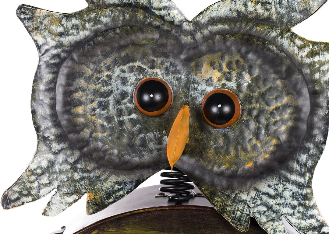 Antiker grosser und sehr edler Briefkasten, Tierdesign Eule, NA12A480 Handbemalt. sehr schön gearbei