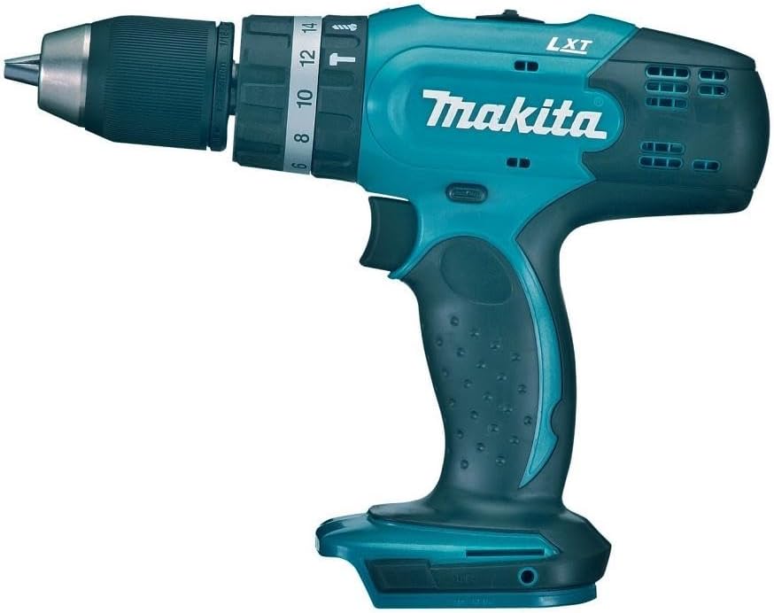 Makita Lithium-Ionen-Combi Drill, nur Gehäuse, DHP453Z, 1 W, 18 V, Blau, Silber, 7.9 x 23.2 x 22.7 c