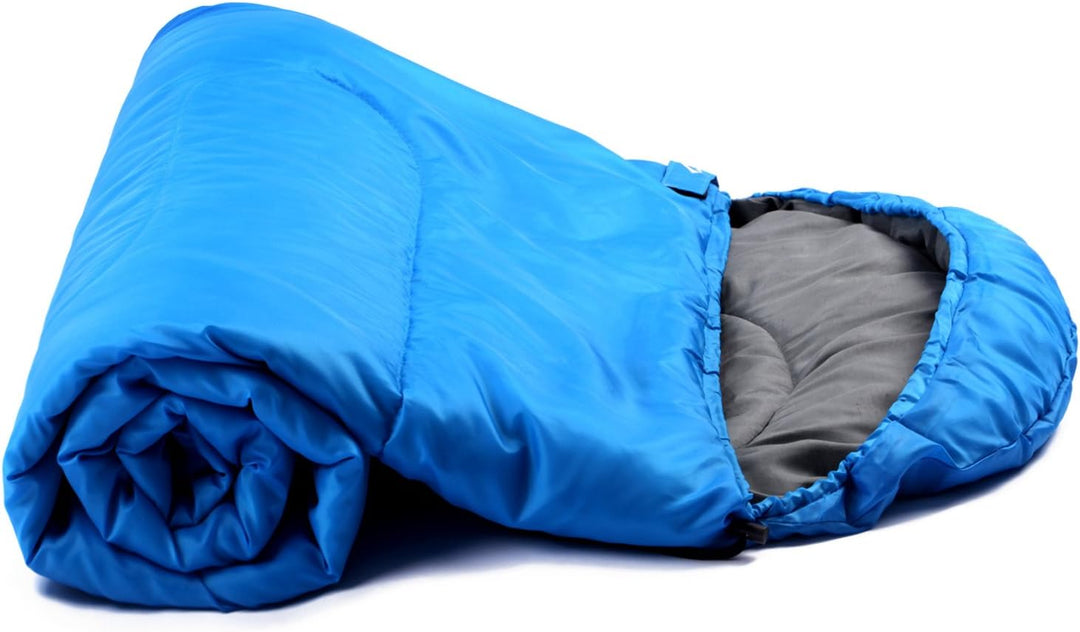 KingCamp Oasis Schlafsack, 3 Jahreszeiten, warm, bequem, leicht, tragbar, mit Kapuze, für drinnen un