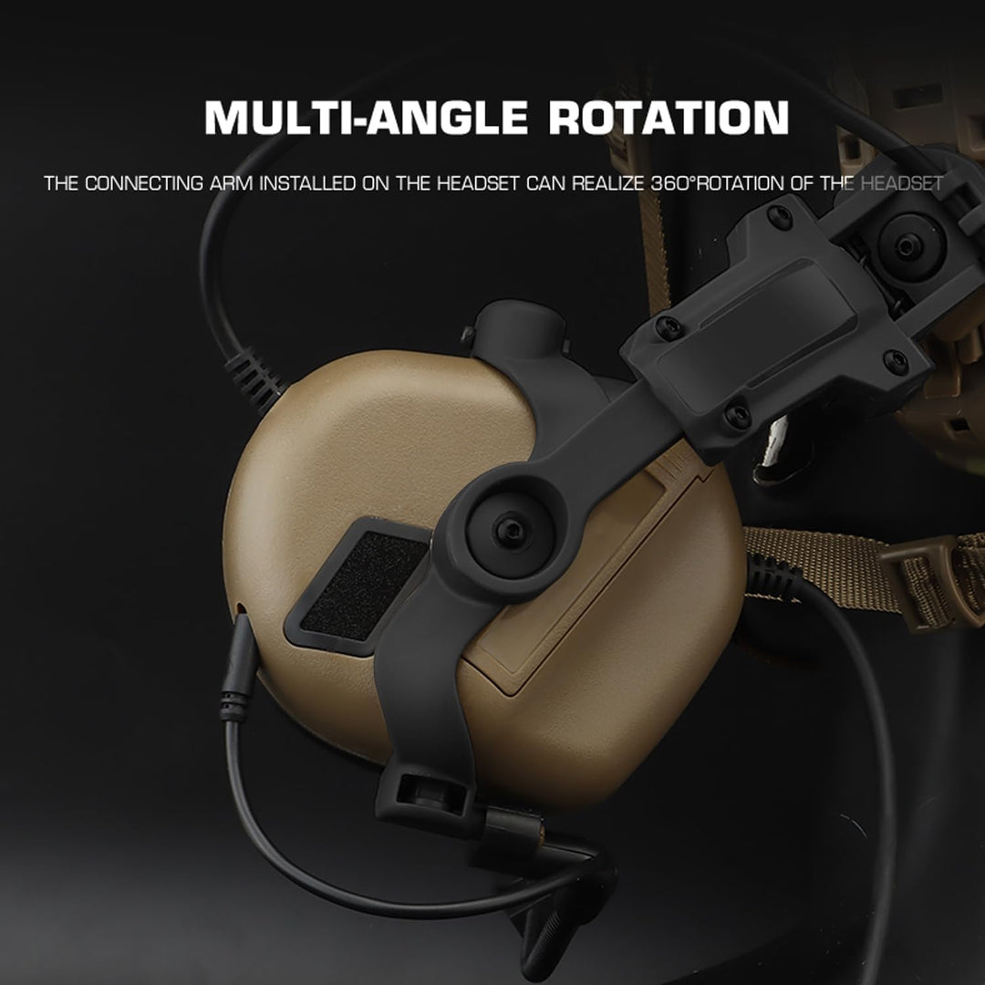 Schneller Helm ARC Schienenadapter Taktische Abholung Headset Aufhängung Kopfhörer Halterung Multi-W