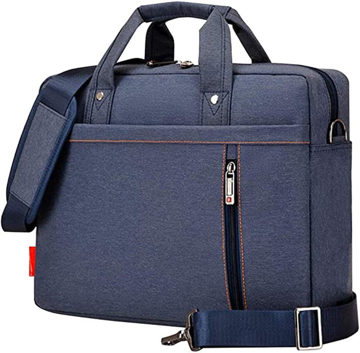 N-B ROLVAYRT 17.3 Zoll Laptop-Tasche Nylon Wasserdichte Handtasche Umhängetasche Aktentasche Reisebu