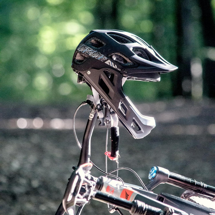 XLC BH-F05 All MTN Full Face // schwarz Schwarz 52-56 cm, Schwarz 52-56 cm