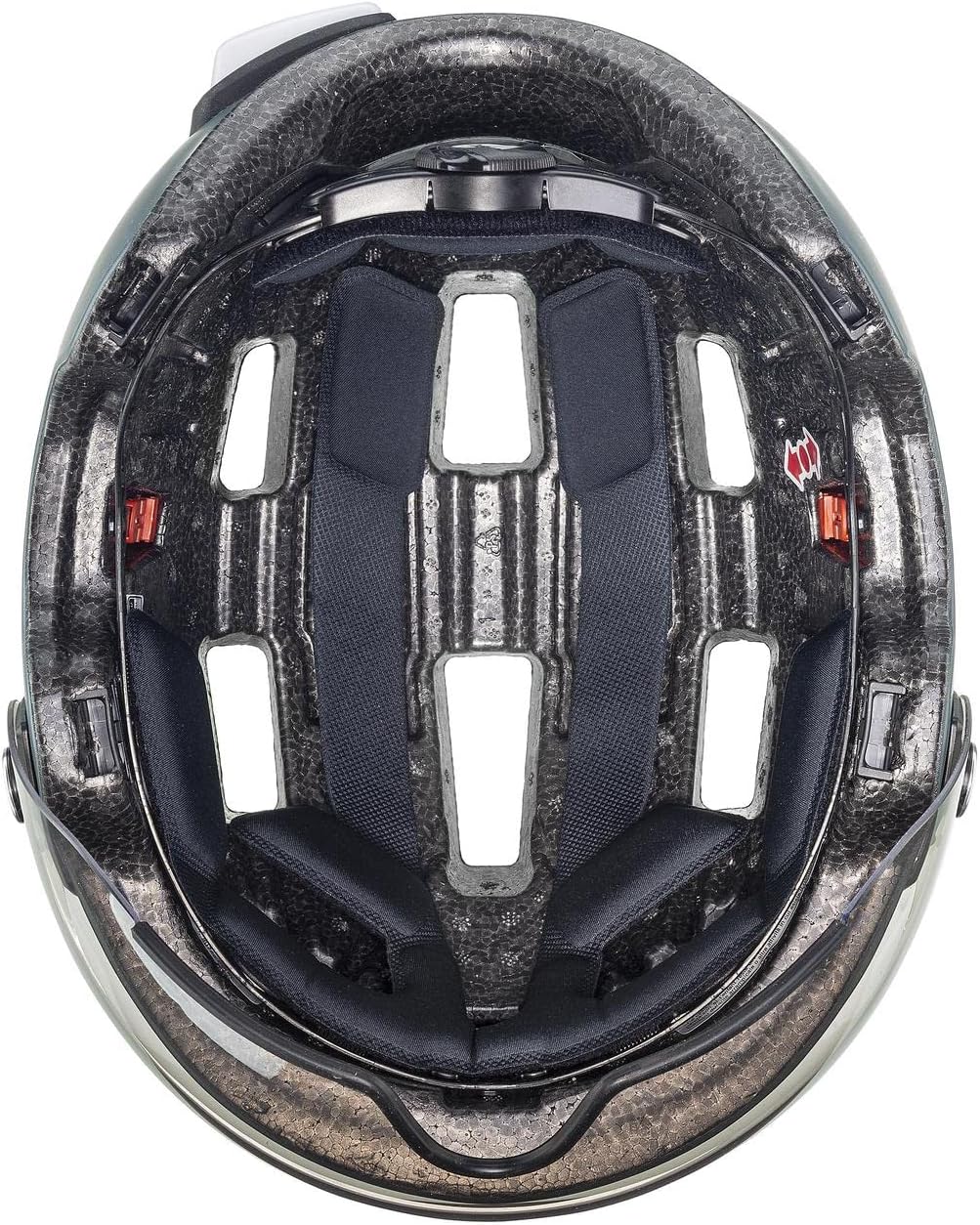 Uvex Rush Visor City Fahrrad Helm matt blau 2024 55-58 cm, 55-58 cm