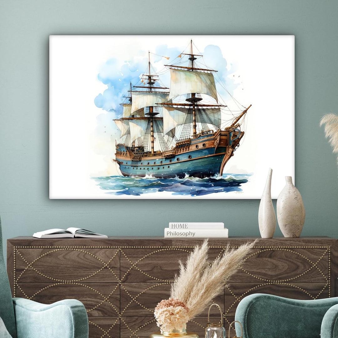 MuchoWow© Leinwand Bilder Gross 120x80 cm XXL Wanddeko Wohnzimmer Aesthetic Room Decor Deko Zimmer W