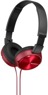 Sony MDR-ZX310 Kopfhörer, faltbar, Metallic-Rot, uni, Rot