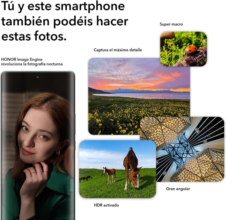 Honor 70 5G 8GB/256GB Negro (Midnight Black) Dual SIM HONOR 70 8+256 schwarz (Midnight Black), HONOR