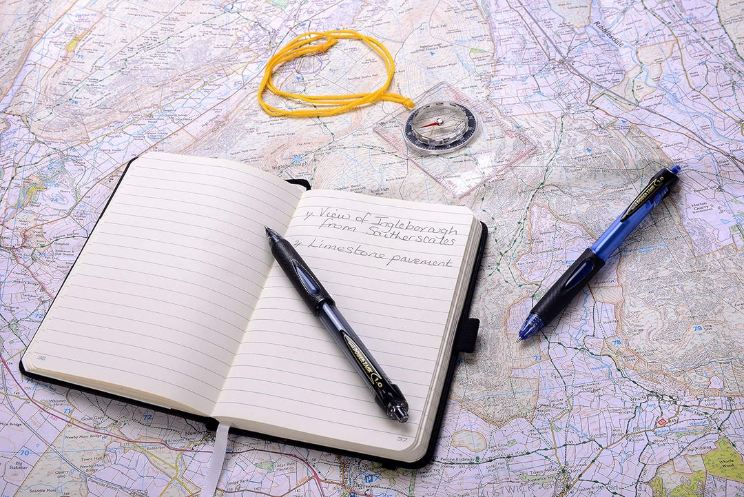 uni-ball 768192000 schreibt bei Temperaturen bis -20 °C 12 Stück Blaues, 12 Stück Blaues