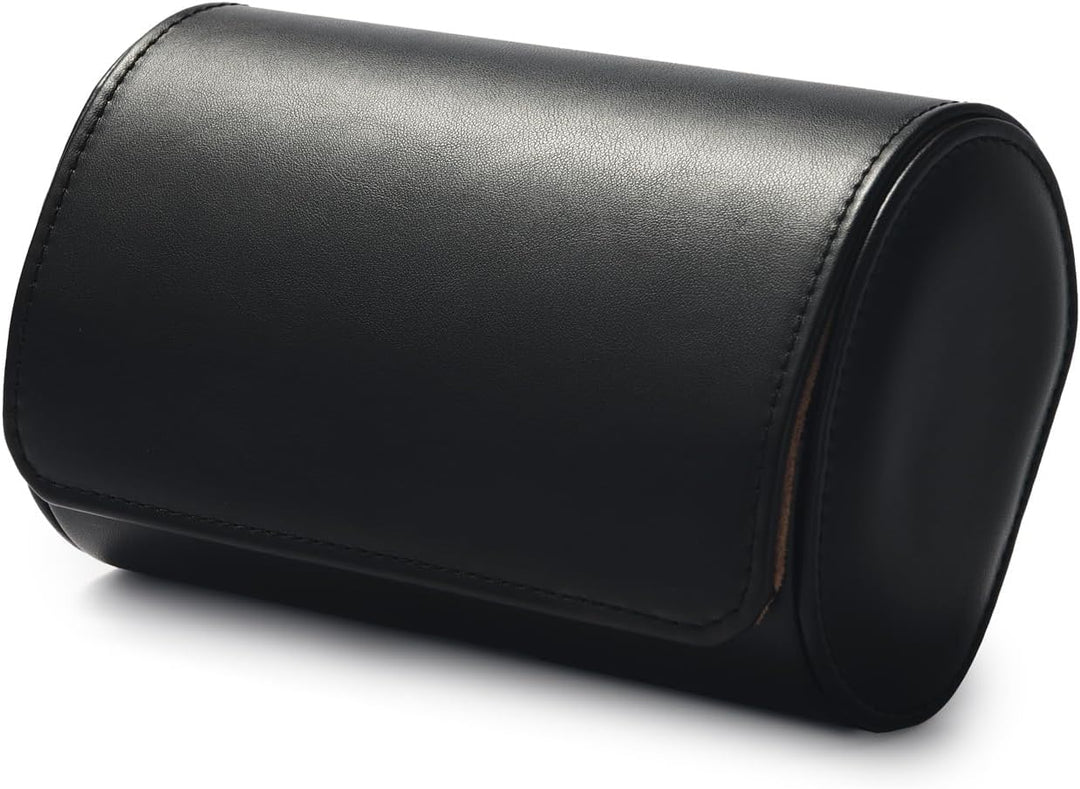 Oirlv Luxus Pu Leder 2 Schlitze Uhrenrolle Reiseetui Aufbewahrungsetui Für Geschenkbox Weihnachten J