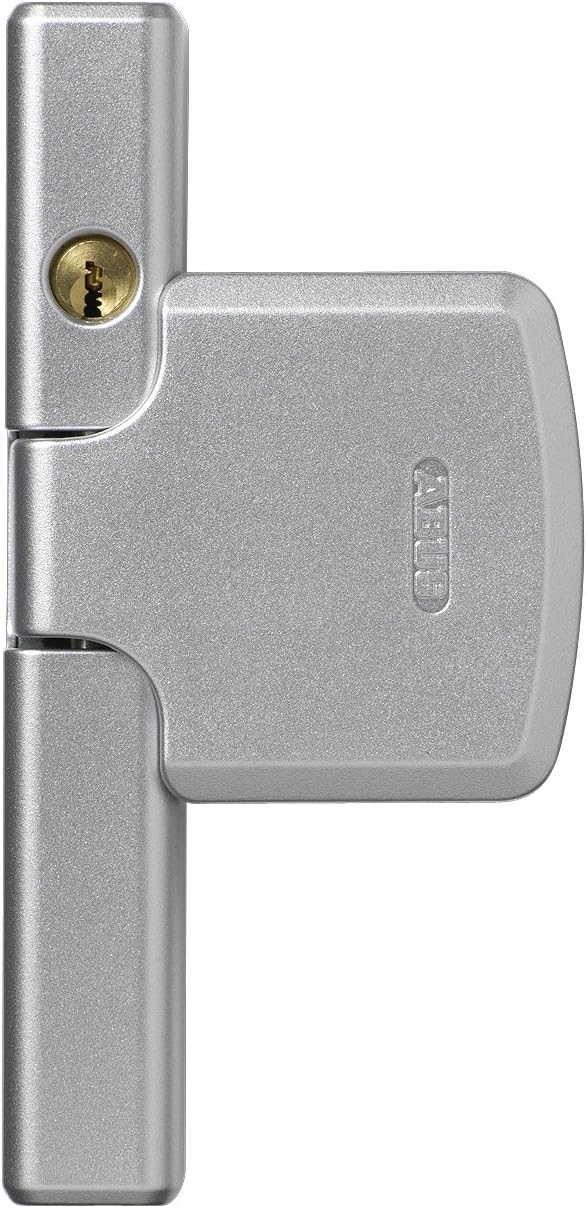 ABUS Fenster-Zusatzsicherung FTS206 AL0125 - Fensterschloss mit zweistufiger Verriegelung, gleichsch