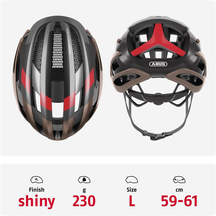 ABUS Rennradhelm AirBreaker - High-End Fahrradhelm für den professionellen Radsport - für Jugendlich