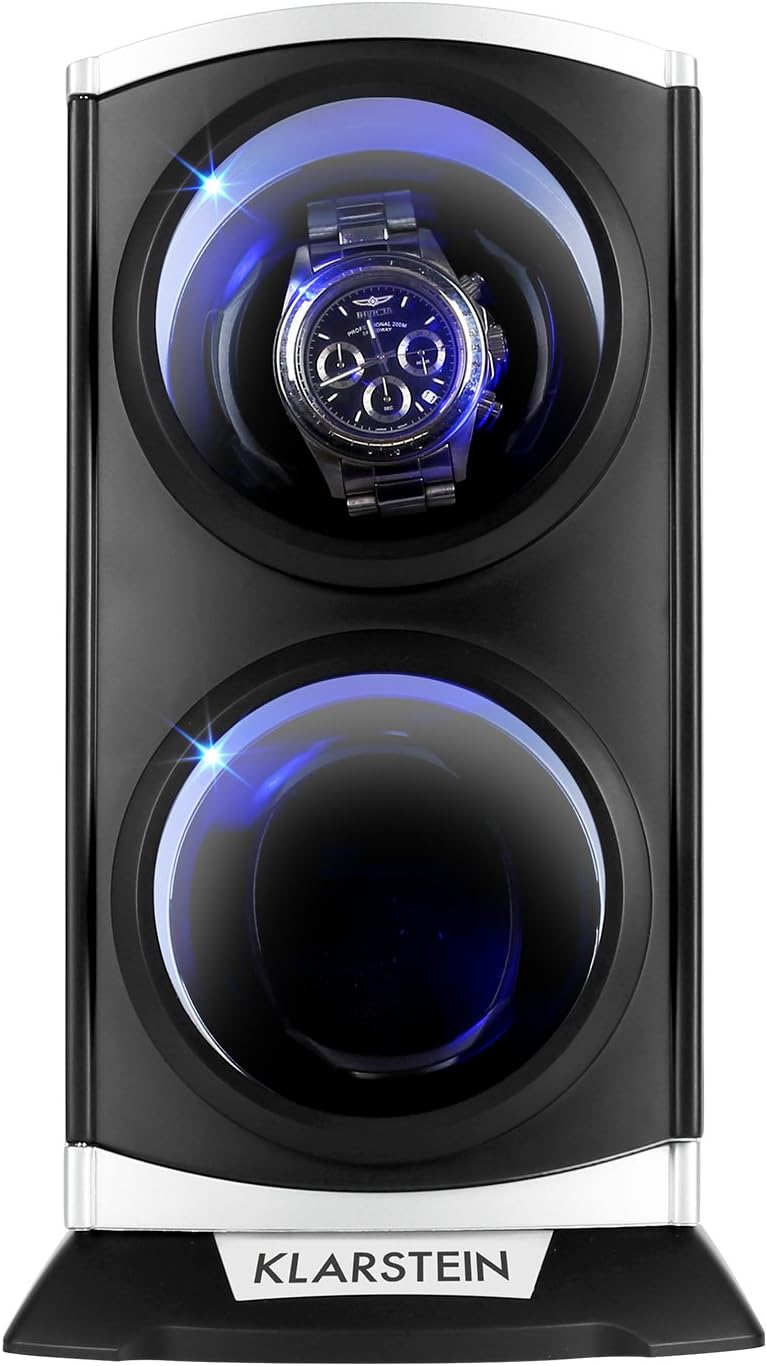 Klarstein Uhrenbeweger, Automatik-Uhrenbeweger, Watch Winder, Uhrenbeweger für Automatikuhren, Autom