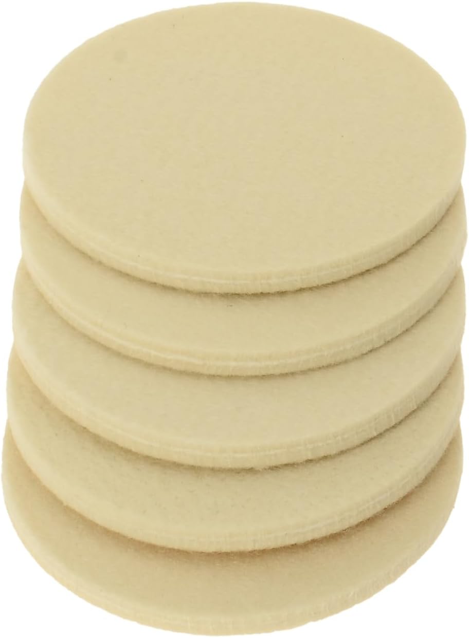 foodis Crepes Maker Zubehör 5er Set Ersatzpads für Crepe Öler - Crepes Stempel Pads zum Ölen und Rei