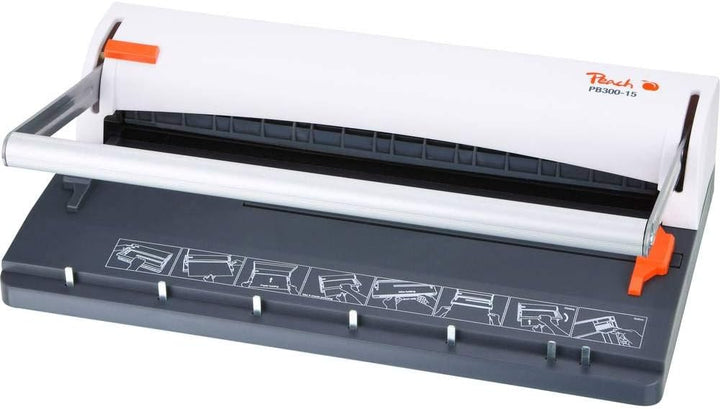 Peach PB300-15 Draht Bindemaschine | Personal Wire Binder Closer DIN-A4 | Testsieger* | bindet 60 Se