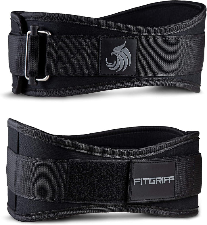 Fitgriff® Gewichthebergürtel V2 - Gewichtheber Gürtel für Damen und Herren - Bodybuilding, Krafttrai