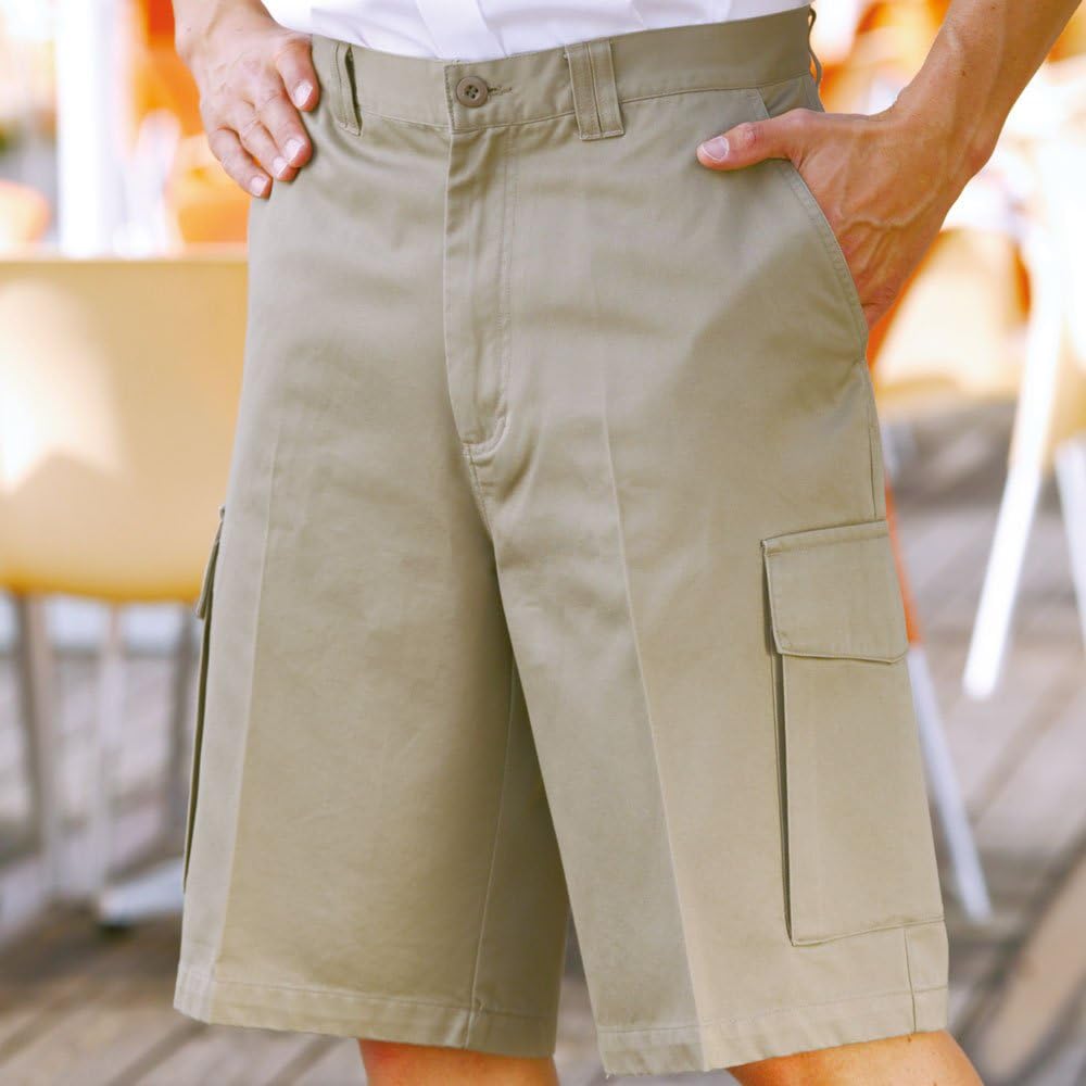 Carson Classic Casuals Carson Classic Cargo Shorts aus Reiner Baumwolle, 1 Stück, 30, khaki, KTHKS,K