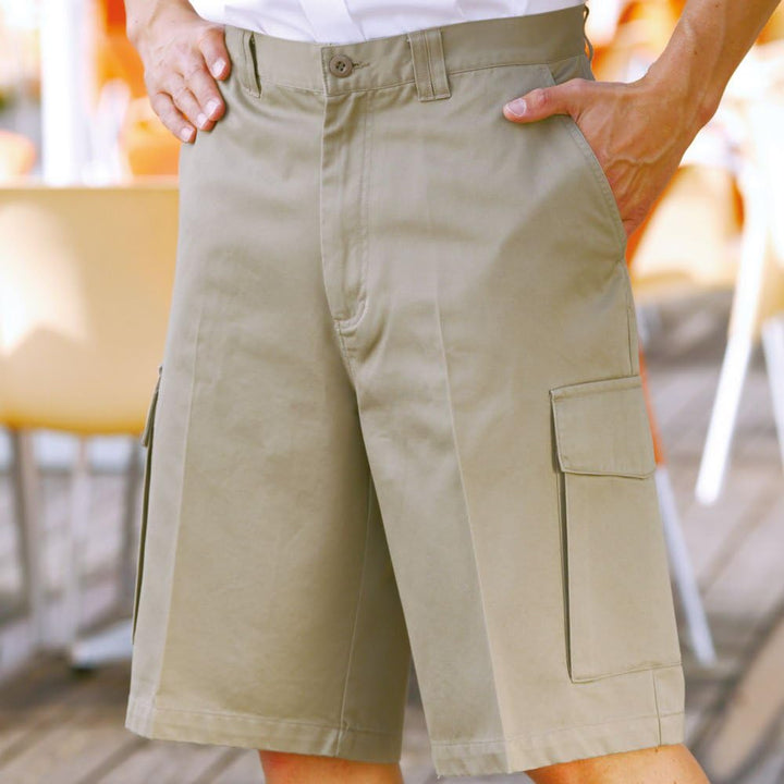 Carson Classic Casuals Carson Classic Cargo Shorts aus Reiner Baumwolle, 1 Stück, 30, khaki, KTHKS,K