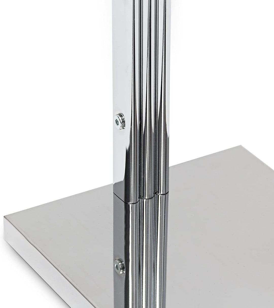 Relaxdays Handtuchständer geschwungen H x B x T: ca. 86 x 50 x 20 cm freistehender Handtuchhalter in