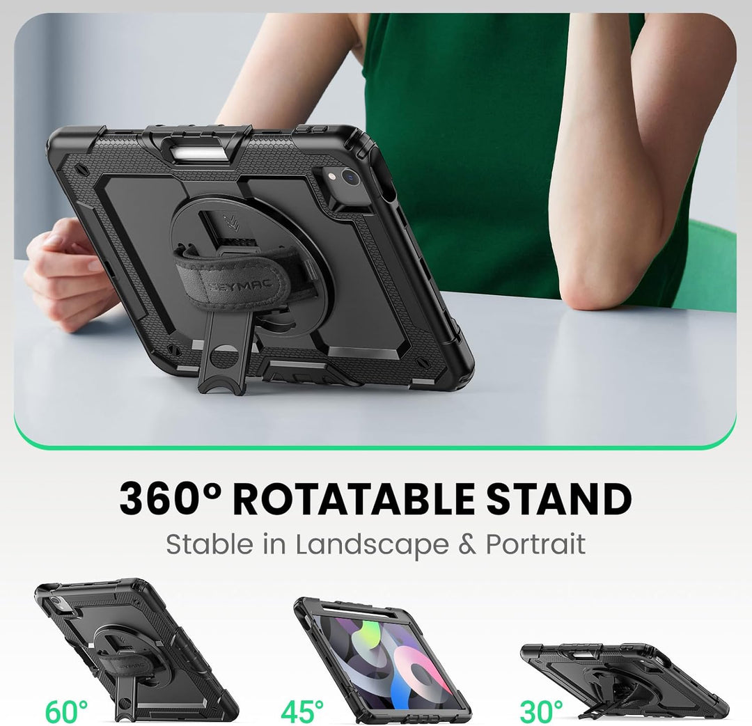 SEYMAC Hülle für iPad Air 5. / 4. Generarion 2022/2020 10,9 Zoll, iPad Air 5 Hülle, Stossfeste iPad