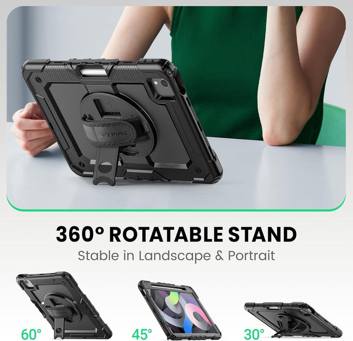 SEYMAC Hülle für iPad Air 5. / 4. Generarion 2022/2020 10,9 Zoll, iPad Air 5 Hülle, Stossfeste iPad