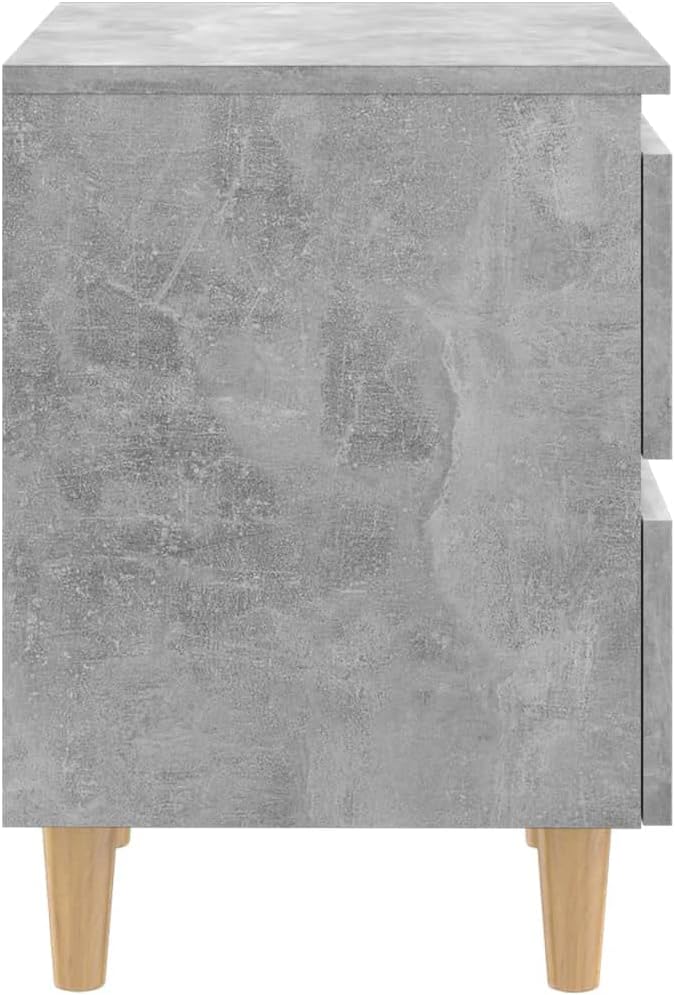 FIRBNUS Bedside Table Nachtkonsole Beistelltisch mit Stauraum Night Stand Nachttisch mit Kiefernholz