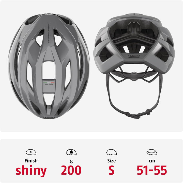 ABUS Rennradhelm StormChaser ACE - leichter Fahrradhelm für Radrennen, Gravelbike-Touren und Cyclocr