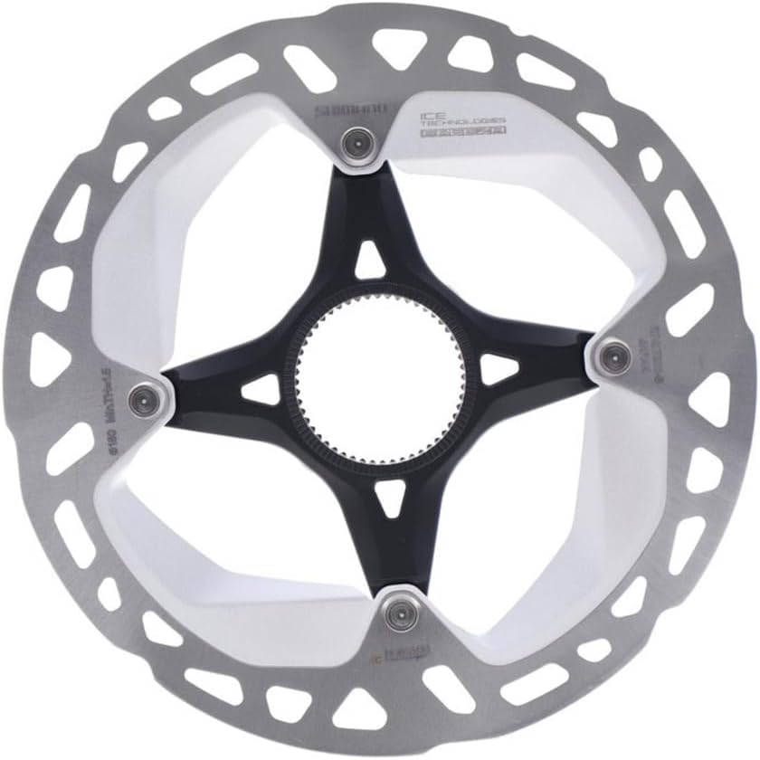 SHIMANO RT-MT800 Bremsscheibe Center-Lock silber/schwarz 2020 Scheibenbremse vorne silver/black 160m