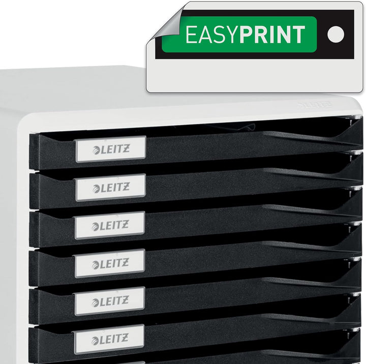 Leitz Formular-Set mit 10 Schubladen, Schubladenset zur Aufbewahrung von Dokumenten und Formularen,