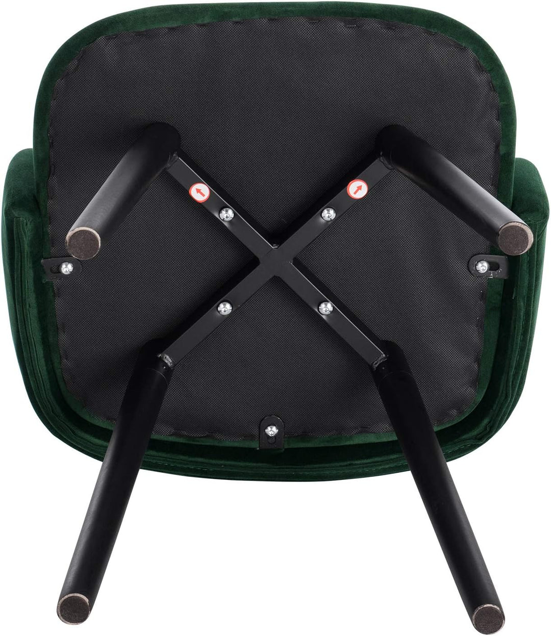 WOLTU Esszimmerstuhl 1 Stück Küchenstuhl Wohnzimmerstuhl Polsterstuhl Sessel, Armlehnstuhl mit Rücke