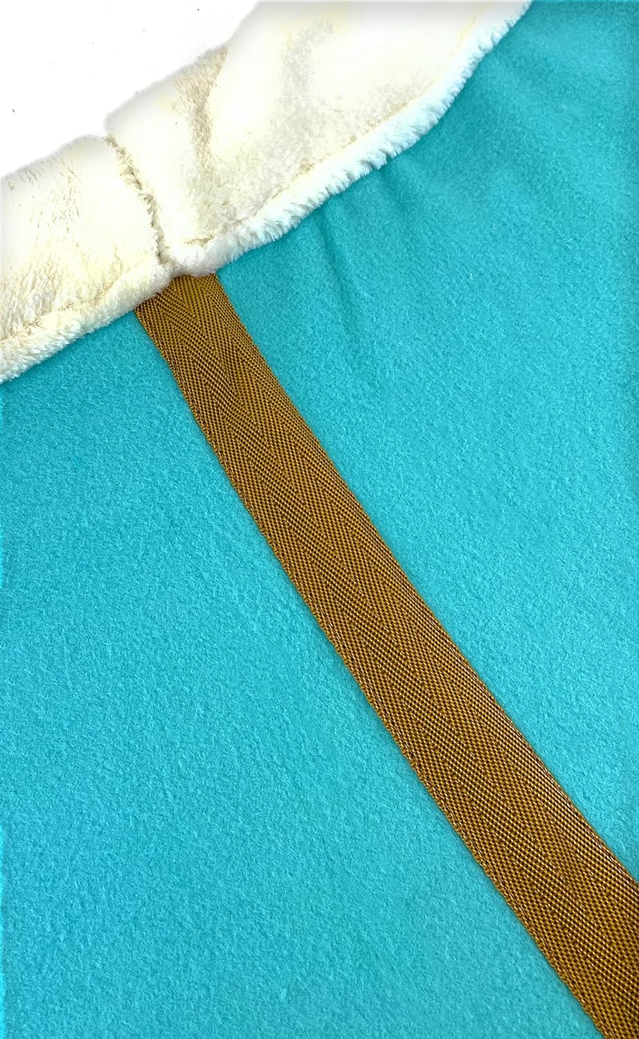 Horses, Flauschige Pile-Pferdedecke mit Pelleinsatz am Hals, für Spaziergänge ideal und bequem, mit