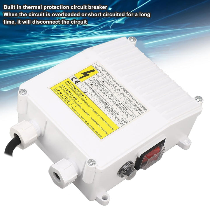 Zubehör für Tiefbrunnenpumpen, Brunnenpumpen-Steuerkasten, 370 W, 0,5 PS, 20 Uf, Schalter-Steuerkast