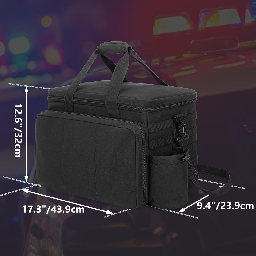 Trunab Polizei Tasche Taktische Tasche Range Bag, Molle Organizer Auto-Vordersitz-Organizer Passend
