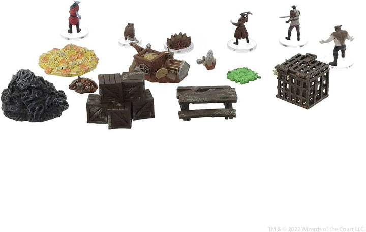 WizKids Dungeons and Dragons Icons of The Realms Adventure in A Box Wererat Den Miniatures