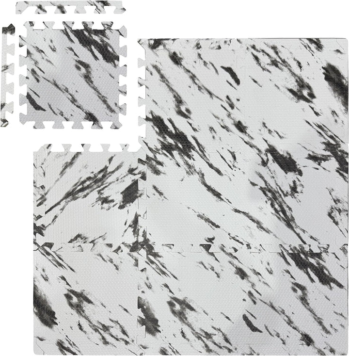 36 x Bodenschutzmatte, Puzzlematten Set, Sport & Fitnessgeräte, 3,4 m², EVA Schaumstoff, BPA-frei, M