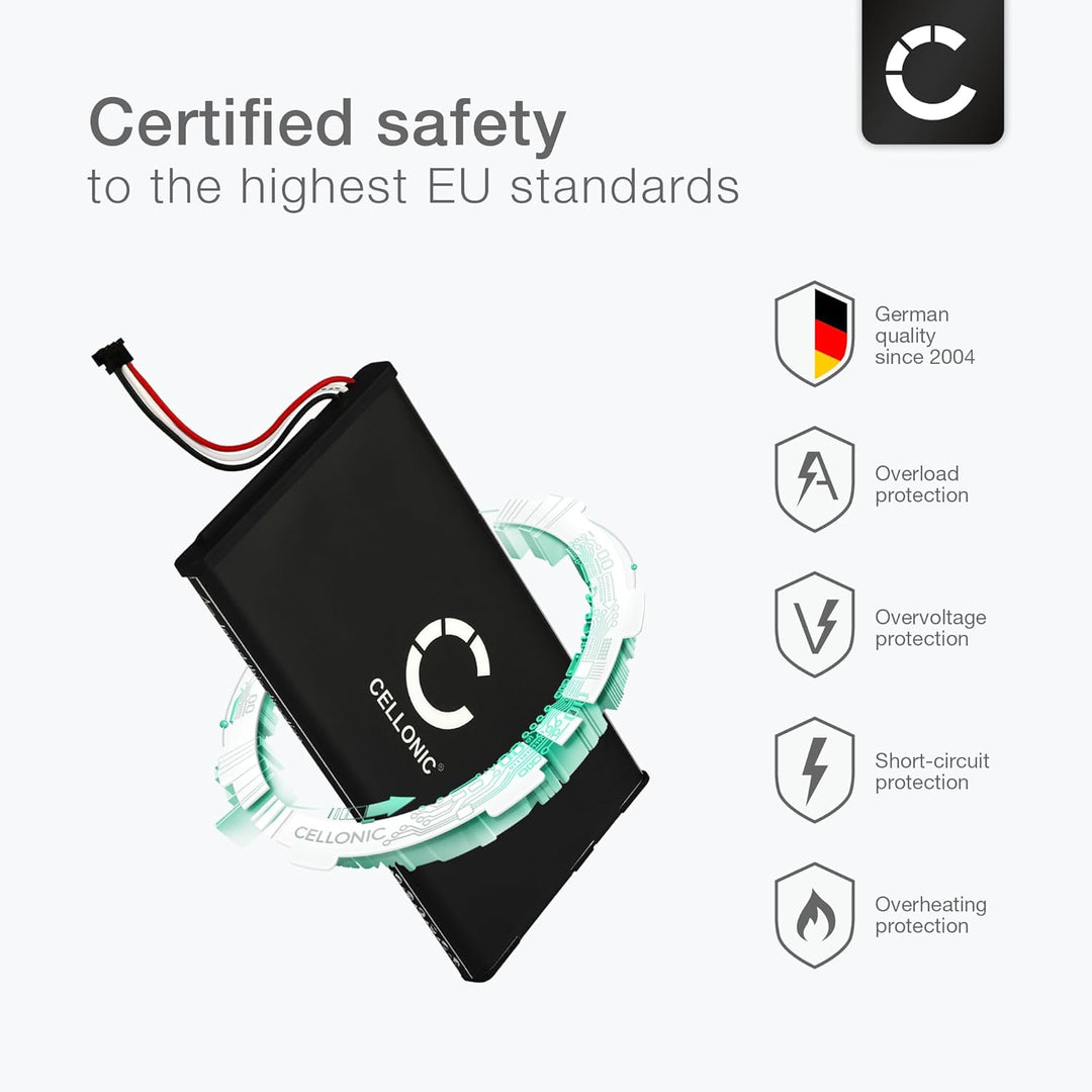 CELLONIC® Ersatz Akku SP65M kompatibel mit Sony PS Vita (PCH-1000 / PCH-1004) / PS Vita (PCH-1100 /