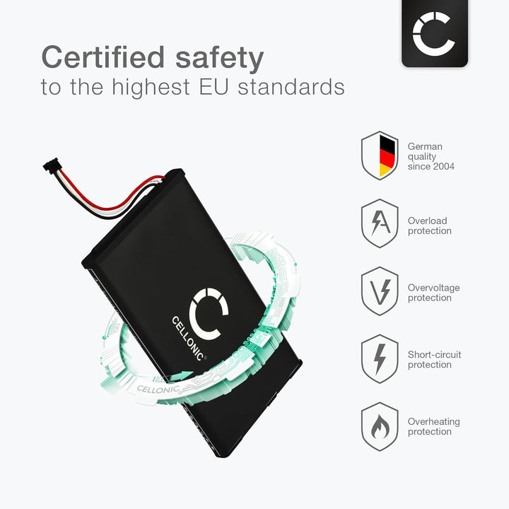 CELLONIC® Ersatz Akku SP65M kompatibel mit Sony PS Vita (PCH-1000 / PCH-1004) / PS Vita (PCH-1100 /