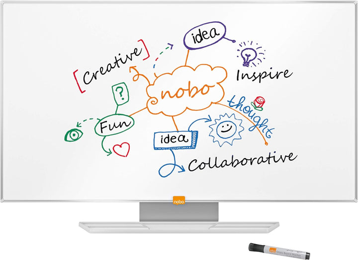 Nobo 1905297 Widescreen 40" Stahl Nano Clean Whiteboard weiss