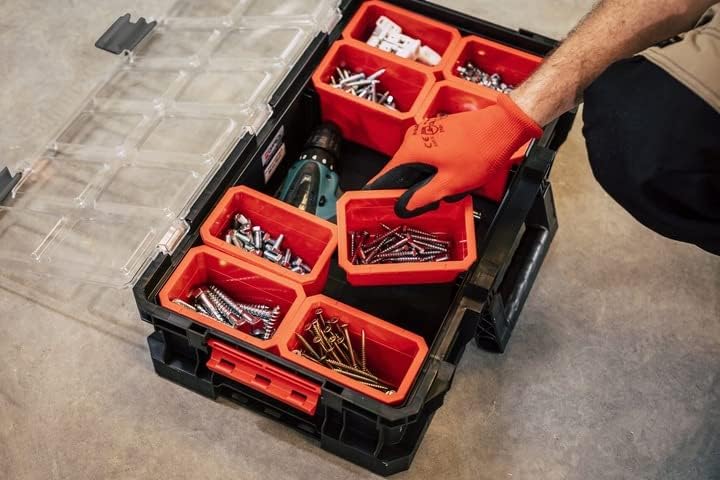 OliveBird 6 In 1 XL Sortimentskasten Werkstattwagen Rollbox Werkzeugkoffer Mobile Werkstatt Werkstat