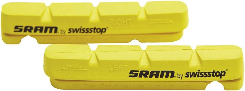 Sram Felgenbremsbeläge Swiss Stop Carbon Schwarz, Schwarz