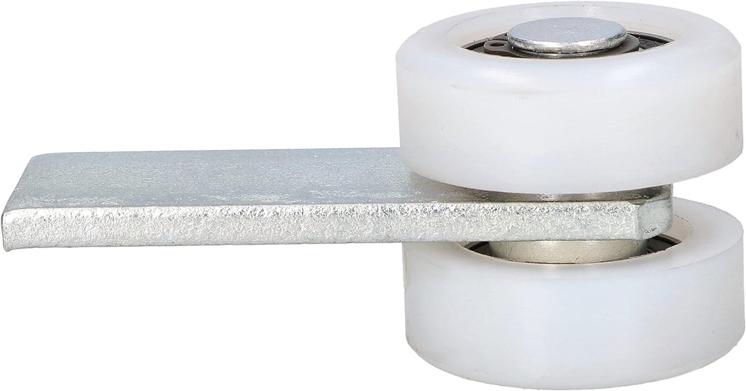 KOTARBAU® 2er Set Laufrollen für Schiebetore mit 2 Polyamidrädern ⌀ 43 mm, ⌀ 43 Mm
