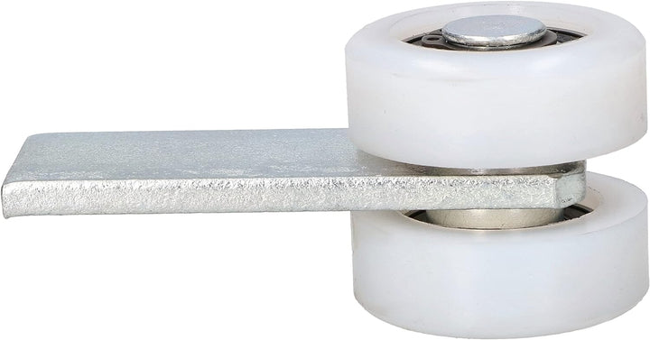 KOTARBAU® 2er Set Laufrollen für Schiebetore mit 2 Polyamidrädern ⌀ 43 mm, ⌀ 43 Mm