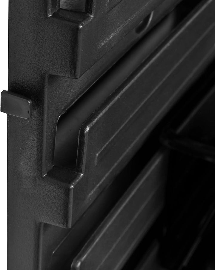 botle Lagersystem Wandregal 78 x 78 cm, Werkzeughalterungen, Stapelboxen Schüttenregal Sichtlagerkäs