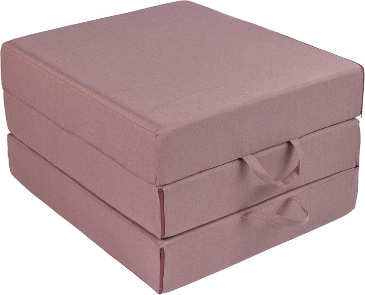 Traumnacht Gästematratze de Luxe mit hochwertiger Viscoauflage ohne Husse, 75 x 195 x 14 cm, rosa, p