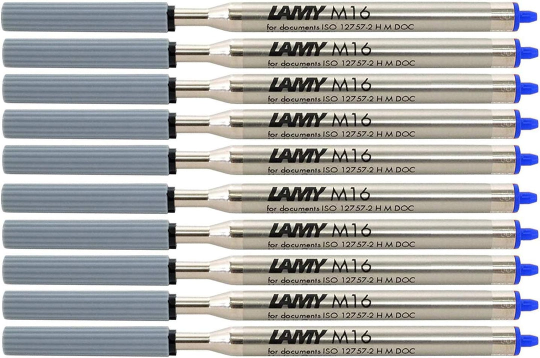 Lamy M16 Kugelschreiber-Grossraummine, Strichbreite: F (10er Pack, Blau)