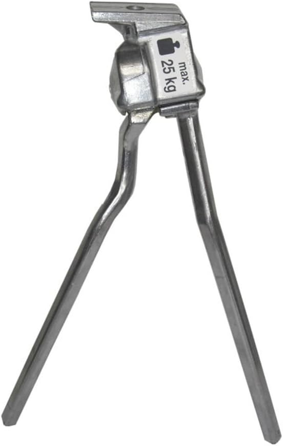 ESGE Unisex – Erwachsene Alu Fahrradstand, Silber, 1size