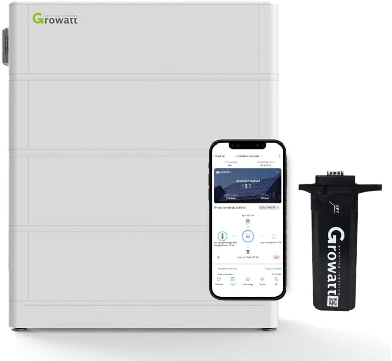 Growatt Speicherset 10.2 kWh Hochvolt für SPH- Serie