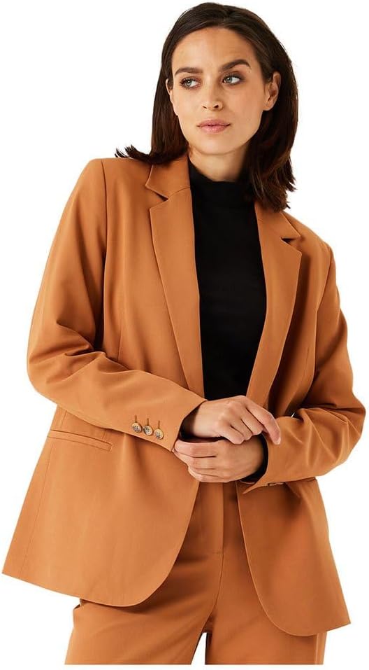 GARCIA Damen Colbert + Gilet Lässiger Blazer, Burnt Sand