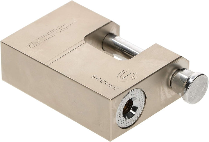 KOTARBAU® Verstärktes Messing-Vorhangschloss 60 mm Monoblock Vorhängeschloss mit Bolzen Einbruchsich