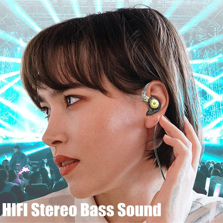 keephifi KZ EDX Pro In Ear Monitor mit Mikrofon, kabelgebunden, HiFi-Stereo-Kopfhörer, kabelgebunden