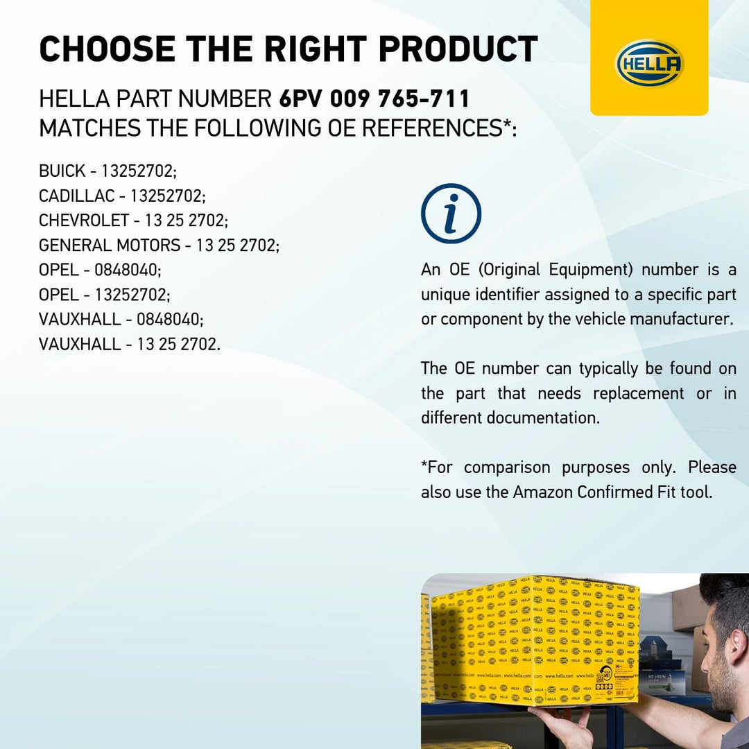 HELLA 6PV 009 765-711 Sensor, Fahrpedalstellung - für Linkslenker - Schaltgetriebe