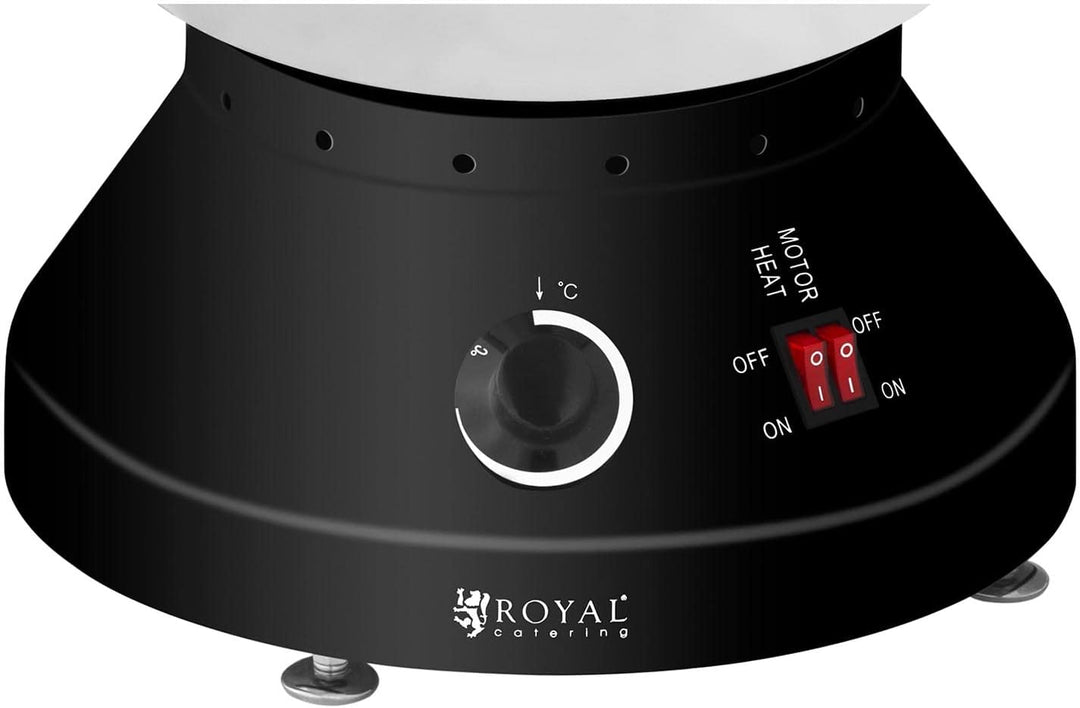 Royal Catering Schokobrunnen Schokofondue Schokoladenfontäne Edelstahl RCCF-210 (250 W, 5 Etagen, 30